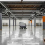 Commercial facility layout showing open and tight areas for floor scrubber sizing